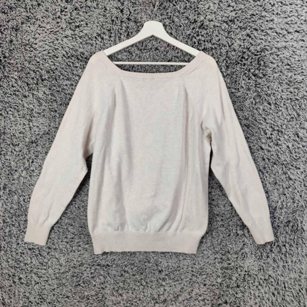 Torrid Womens Whimsical Lightweight French Bulldog Neutral Sweater 2X Beige Knit - Picture 4 of 8